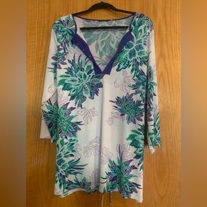 Tahari floral top - Large